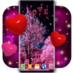 Logo of Love Hearts Live HD Wallpaper android Application 