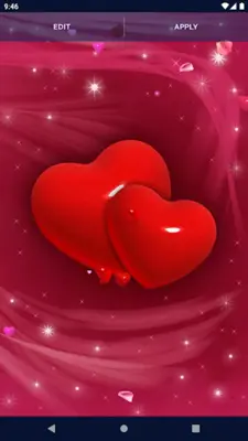 Love Hearts Live HD Wallpaper android App screenshot 2